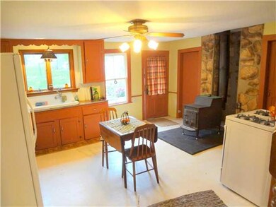 Kitchen Eat-in Kitchen with woodstove