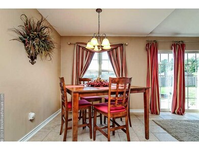 Dining Room. Dining area opens onto back patio.