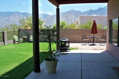 Another view of covered patio.