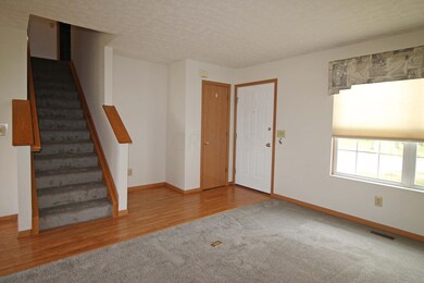 Entry area with wood laminate floor