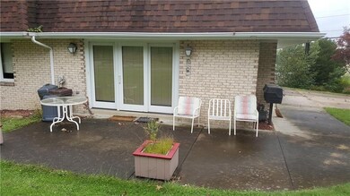 Cement Patio Area off of Family Room
