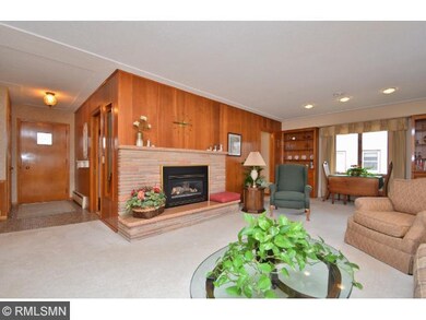 The living room has amazing original touches, gorg