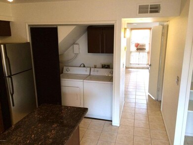 Laundry in kitchen