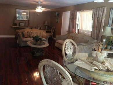 Living room and dining area