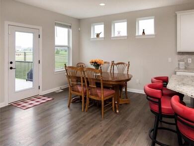 Dining room walks out to the deck