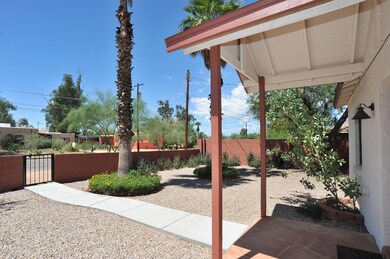 Landscaped front yard