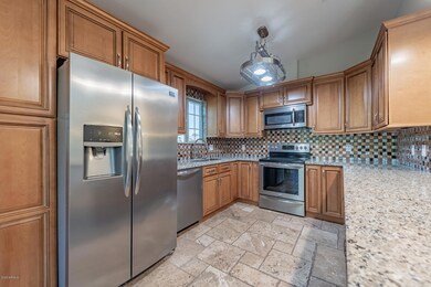 Upgraded cabinets and newer appliances