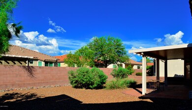 Backyard view.