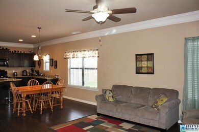 The open living space is perfect for entertaining 