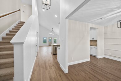 OPEN entryway with high ceilings