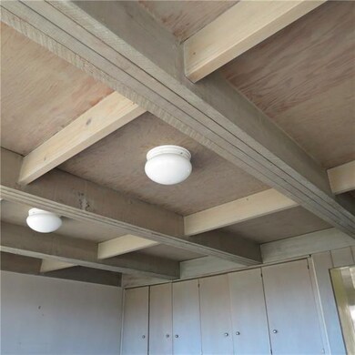 VIEW OF THE CEILING IN THE DINING AND LIVING ROOMS
