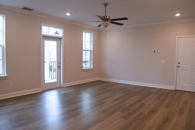 Living Room with Private Balcony