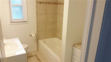 Another view of the hall bathroom