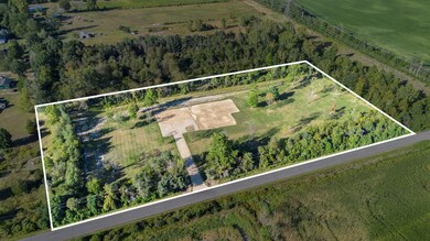 Aerial with outlines