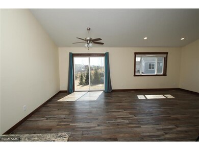 Sliding door to potential deck