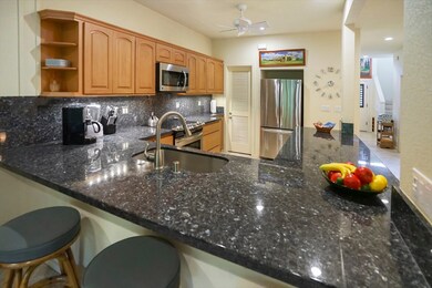 Great cabinet storage, pantry plus you can snack or eat right at your breakfast bar