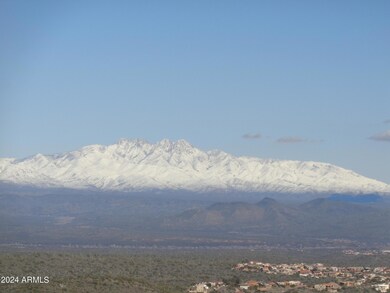 Four Peaks in snow