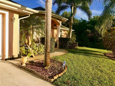 Beautifully landscaped entry