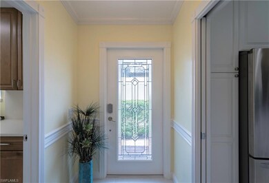 Leaded Glass Entry Door brings in lots of natural 