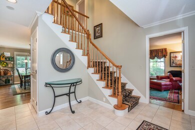 The entry is awash in natural light as you enter the foyer.