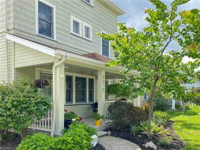 Landscaped yard with perennials gardens create an inviting entrance.