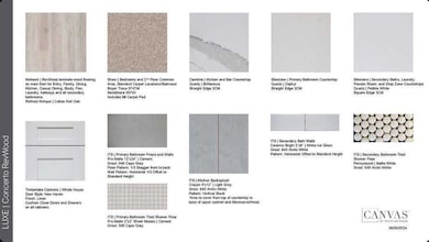 Design Selections.  Home is under construction and