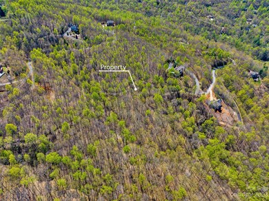 Lot is buffered by wooded acreage for a private feel