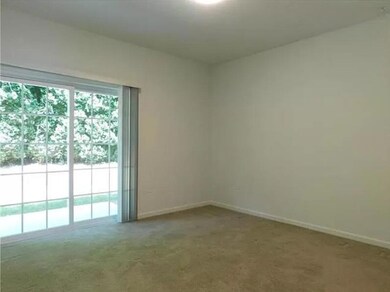 Walk-out deck/patio in living room