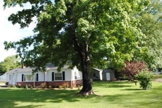 Storage shed stays with the property.