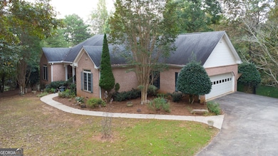 An oversized double garage house a car and even a larger truck and still room for storage cabinets, etc.