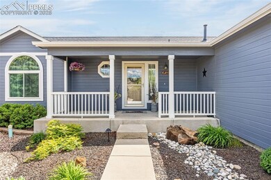 Spacious and welcoming front porch