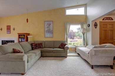 Vaulted Ceilings in Living Room