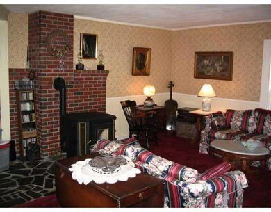Living Room. Has a fireplace hookup