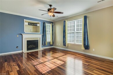 Living Room With Fireplace