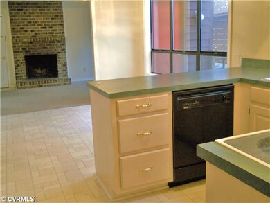 1st Floor Plan - View from kitchen, into open fami