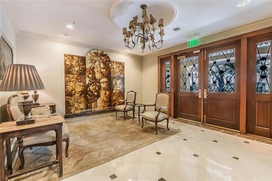 Michael Carbine designed entrance foyer