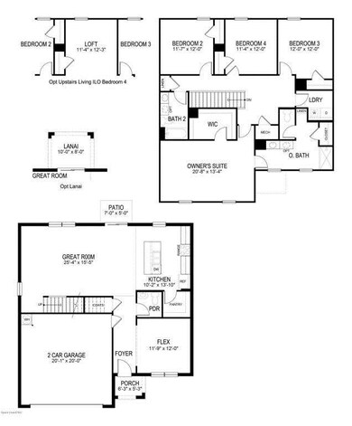 The Galen - floor plan - East, FL
