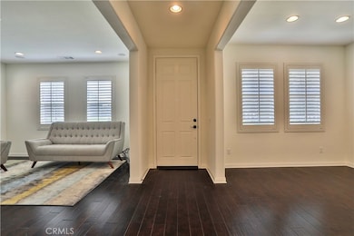 Front Entrance with a view of the Family room and Living room