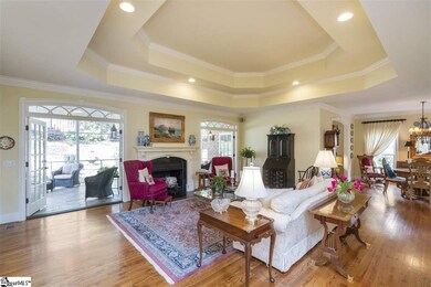 Gorgeous Charleston Style doors flanking the firep