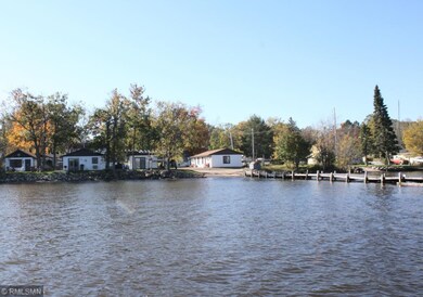 Concrete deep boat launch and huge fishing dock.