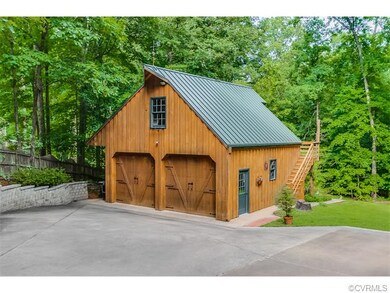 Oversized 2-car garage with electricity, HVAC + ex
