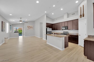 Kitchen featuring appliances with stainless steel