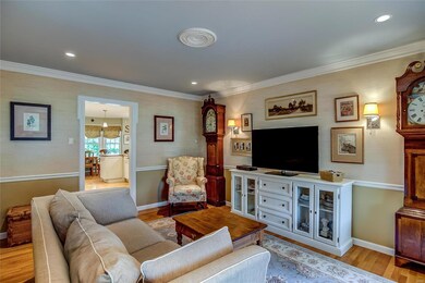 This view shows how the den access the kitchen.