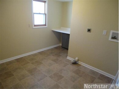Very spacious main level laundry room just off kit