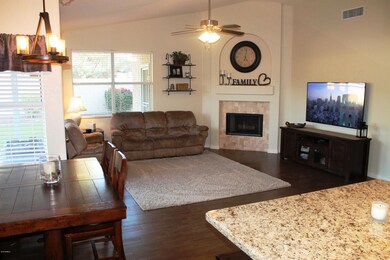 8 - Family Room & Fireplace