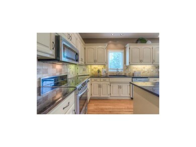 This view of the kitchen shows the under cabinet l