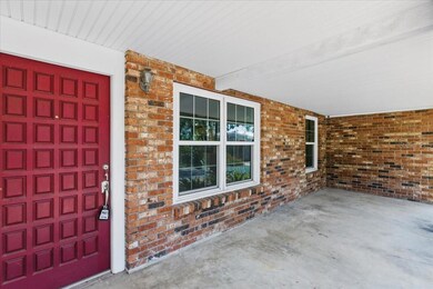 Large covered front porch