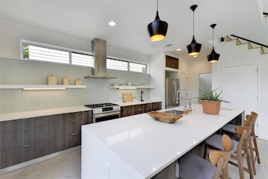 Kitchen featuring stainless steel appliances, an 
