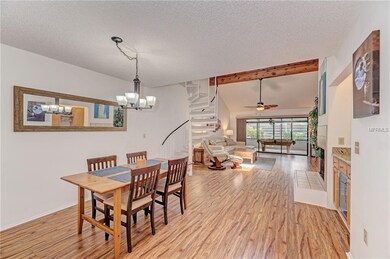 Contemporary Open Concept Dining/ Living Room Comb