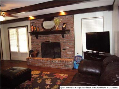Nice, masonry fireplace